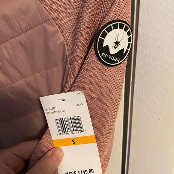 Spyder Ladies Jacket Pink Mauve Small NEW NWT - Picture 3 of 3